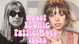 Most Iconic Pattie Boyd Looks [upl. by Etom]