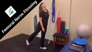 Femoral Nerve Flossing Exercises  Femoral Nerve Glide [upl. by Suoivatram608]