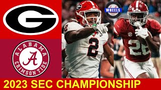 8 Alabama vs 1 Georgia  INCREDIBLE SEC CHAMPIONSHIP GAME  2023 College Football Highlights [upl. by Sidnac]