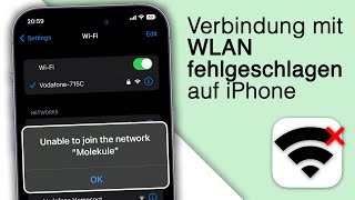 iPhone WLAN Probleme Das kannst du tun 2024 [upl. by Pandich]