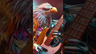 Epic Eagle Shreds the Guitar with Unmatched Style [upl. by Mariele]