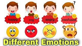 Emotions Learning  Different Human Emotions  Kids Learning Video  Kids Learning Zone [upl. by Denbrook]