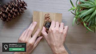 WoodWatch Unboxing  wooden watch [upl. by Iadrahs]