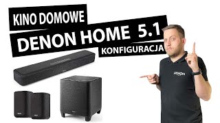 Jak skonfigurować zestaw Denon Home w system 51 kina domowego HEOS [upl. by Aisatal]