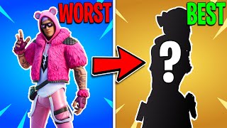 WORST And BEST Valentines Day SKINS in Fortnite [upl. by Halyak]