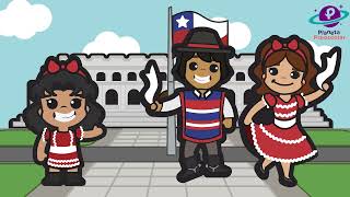 Conociendo tradiciones y cultura de Chile Video para niños de preescolar [upl. by Nelson594]