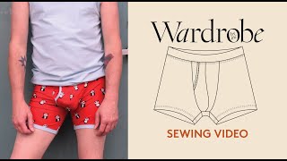 How to sew Boxers Sewing Tutorial  Wardrobe By Me [upl. by Cormier]