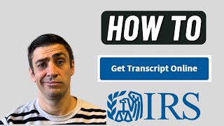 How to Get IRS Transcripts Online [upl. by Alyar609]