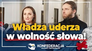 Koalicja rządząca uderza w wolność słowa [upl. by Ahders]