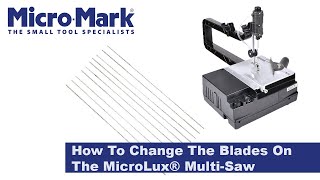 How To Change The Blades On The MicroLux® Variable Speed Multi Saw [upl. by Alberic543]