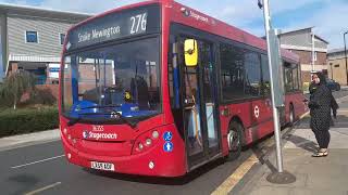 FIRST DAY  W DRIVER 36355 On the route 276 leaving Newham Hospital thanks to RennoHundred [upl. by Linzer]