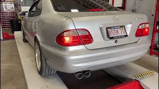 W208 CLK430 Custom exhaust [upl. by Epolenep]