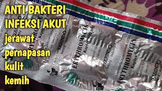 Erythromycin obat antibiotik jerawat dan pernapasan [upl. by Acirej]