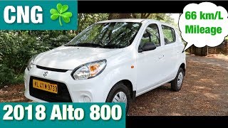 ALTO 800 CNG 2018 Maruti Suzuki’s most practical car Review VLOG  That Car Guy [upl. by Ihn]