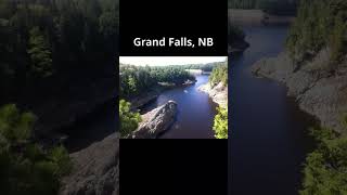 Random Canadian towns Grand Falls NB shorts shortsfeed canadatourism canadatravels [upl. by Galven]