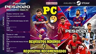 REQUISITOS PARA PES 2020 EN PC [upl. by Jarrell274]