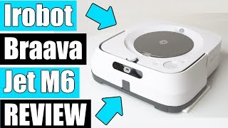 iRobot Braava Jet M6 REVIEW  6110 Robot Mop  UPDATED [upl. by Enihpesoj]