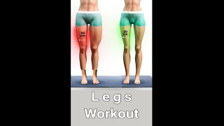 Legs Workout  Toned amp Slim Legs  Legs Exercises [upl. by Ieluuk713]