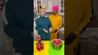 Watermelon soy sauce vs Soda  Ice Cream Challenge  PavloBobo [upl. by Bick]