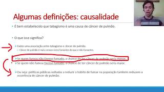 Epidemiologia aula 7 parte 13  Introdução à causalidade em epidemiologia [upl. by Rj]