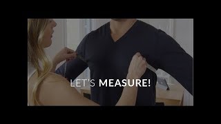 How to measure yourself for a custom suit or a shirt  Hockerty [upl. by Orji]