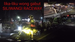 PANTAU SIKON‼️SILIWANGI RACEWAY SEMARANG  ninjakurama ninja2tak twostroke balapliar motovlog [upl. by Hannus]