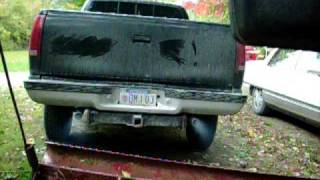 1991 Chevy Truck True Dual Exhaust With H Pipe [upl. by Hamian]