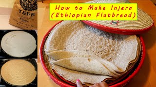 How to Make Injera Ethiopian Flatbread Mulu’s Way [upl. by Rhianna]