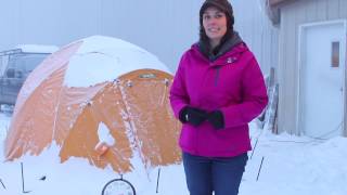 Arctic Oven Igloo Tent  Cold Weather Testing [upl. by Shelley]