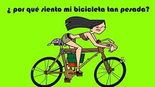 RUTA CLETA  ¿POR QUÉ SIENTO MI BICICLETA TAN PESADA BICICLETAS [upl. by Tav933]