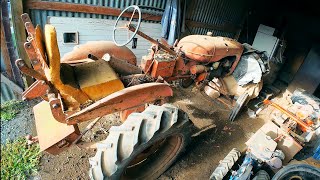 80 year old Vintage Allis Chalmers Tractor left in a barn for 20 years Will it start [upl. by Gow]