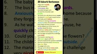 20 Adverb Examples Sentences Sentences With Adverb english [upl. by Parette]