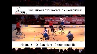 2002 UCI World Championships 180A10 AUT vs CZE  WM2002 Cycleball Group A [upl. by Maxantia]