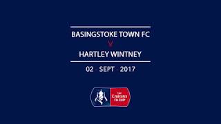 Basingstoke Town 22 Hartley Wintney FA Cup First Qualifying Round [upl. by Sirrah500]