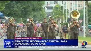 Aniversário de Joinville desfile e programação especial marcam os 173 anos da cidade [upl. by Ramos]