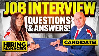 TOP 21 INTERVIEW QUESTIONS amp ANSWERS How to PASS a JOB INTERVIEW Interview Tips [upl. by Malet]