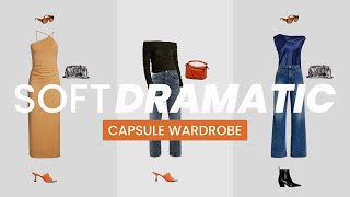 KIBBE CAPSULE WARDROBE Soft Dramatic  Autumn Outfit Ideas [upl. by Aniratak860]