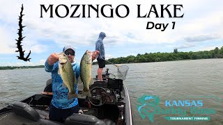 Mozingo Lake  Day 1  Kansas Buddy Bass 2024 [upl. by Zahara]