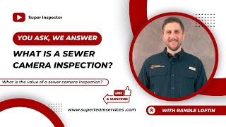 What is a sewer camera inspection [upl. by Tadeas888]