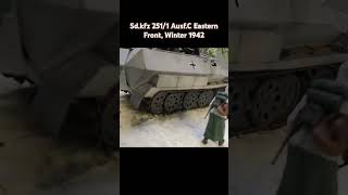 Sdkfz 2511 AusfC Eastern front Winter 1942 프라모델 Tamiya 아카데미과학 [upl. by Schmitz]