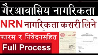 NRN नागरिकता कसरी लिने How to get NRN citizenship Nepal गैरआवासीय नागरिकता NRN NRNA Nepali Law [upl. by Michelsen]