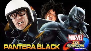 Jogando com Pantera BLACK no Marvel vs Capcom Infinite [upl. by Assetak]