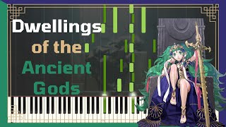 Dwellings of the Ancient Gods  Fire Emblem Three Houses  Piano Synthesia [upl. by Elimay468]