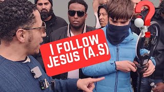 Seem Like You Are Not Sure Jesus Is God  Shamsi amp Young Christian Man Speakers Corner [upl. by Innoc772]