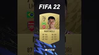 Gabriel Martinelli  FIFA Evolution FIFA 20  EAFC 25 [upl. by Atilal206]