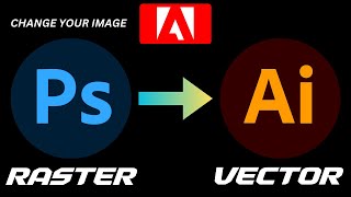 How to Convert Raster Image to Vector Image Using Image Trace in Illustrator [upl. by Assyle262]