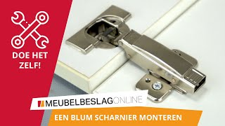 HOE MONTEER JE EEN BLUM SCHARNIER [upl. by Inglis]