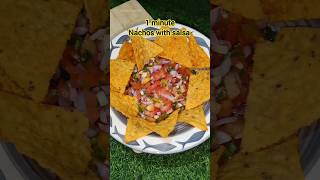 1 minute recipe  nachos with salsa  cornitos nachos review  shortsvideo shaanscorner [upl. by Olivia]