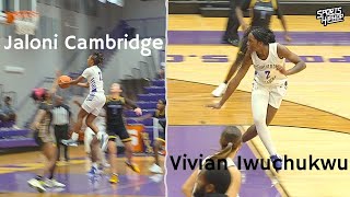 Jaloni Cambridge amp Vivian Iwuchukwu DYNAMIC DUO Montverde Academy  Beats 5A State Champs [upl. by Rabiah514]