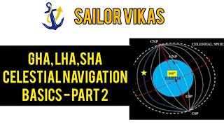 GHA  LHA amp SHA  Celestial Navigation BASCIS PART 2 [upl. by Enomad]